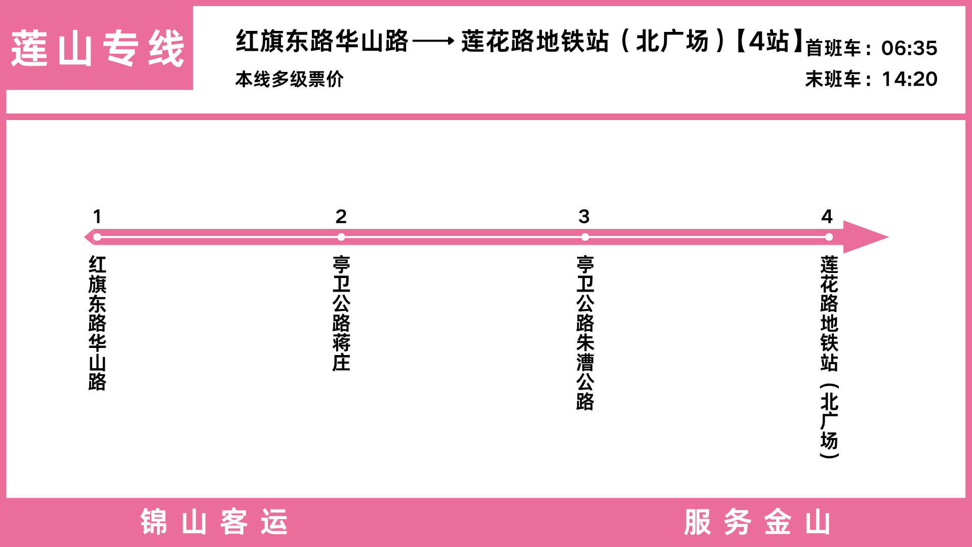 知名大幽灵莲山专线改线并加车