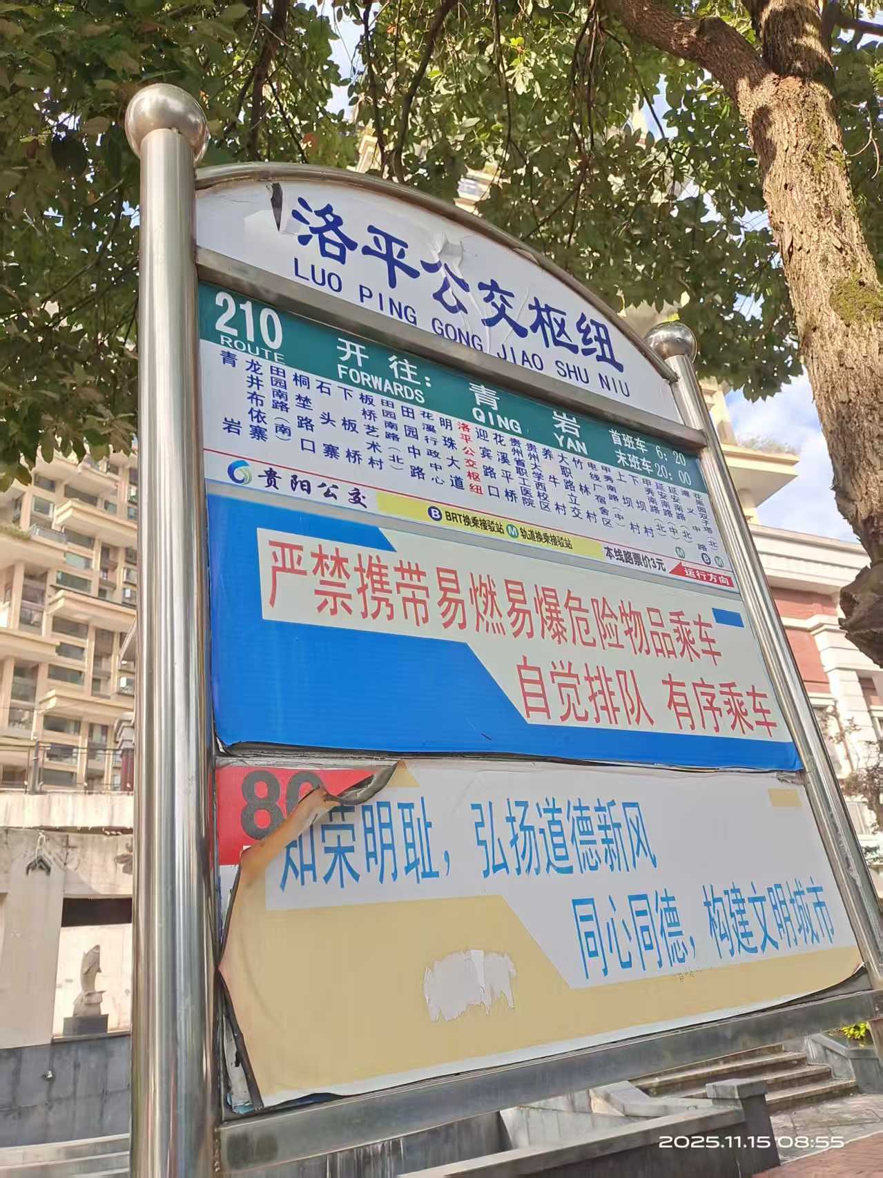 洛平公交枢纽站惊现已停运5年的80路