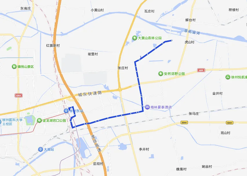 6月30日起，徐州公交106路试运营，3条公交线路有变化